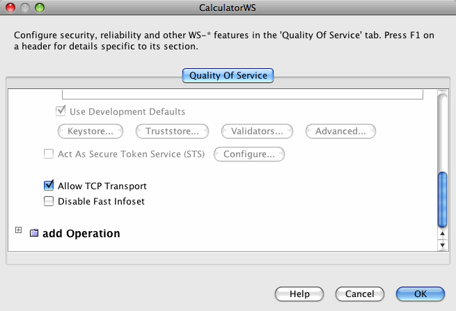 Enabling SOAP/TCP